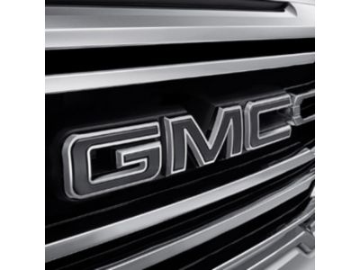 GM 84364354 GMC Emblems in Black (for Vehicles with MultiPro™ Tailgate)