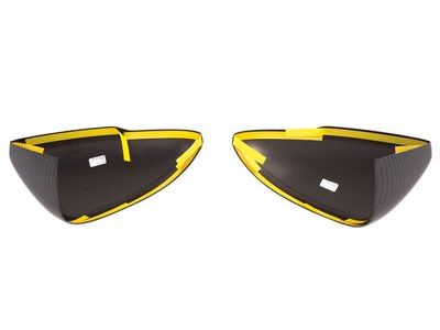 GM 84257080 Outside Rearview Mirror Covers in Carbon Fiber Weave