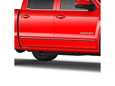 GM 22775459 Front and Rear Door Moldings in Chrome