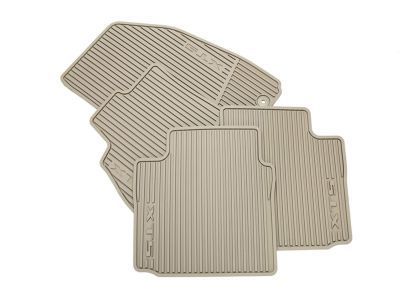 GM 22780668 Front and Rear All-Weather Floor Mats in Dune with XTS Logo