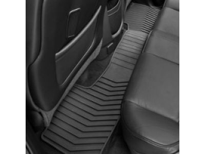 GM 23452752 First-Row Premium All-Weather Floor Mats in Jet Black with Escalade Script