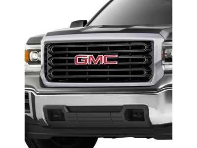 GM 22972291 Grille in Onyx Black with Chrome surround and GMC Logo