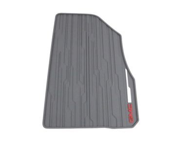 GM 84038457 First-Row Premium All-Weather Floor Mats in Dark Ash Gray with GMC Logo