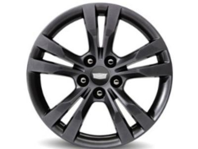 GM 23231624 18x9.5-Inch Cast-Aluminum 5-Split-Spoke Front Wheel in Midnight Silver (For Models with SG3 Suspension Package)