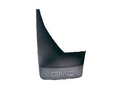 GM 19212822 Rear Molded Splash Guards in Black with GMC Logo