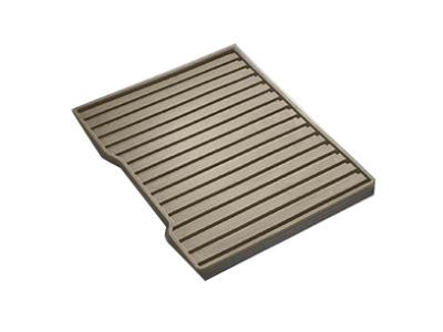 GM 23132630 Second-Row Pass-Through All-Weather Floor Mat in Dune for Models with Second-Row Captain's Chairs