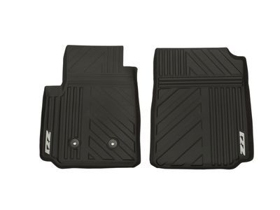 GM 22968487 First-Row Premium All-Weather Floor Mats in Jet Black with Z71 Logo