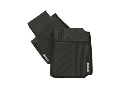 GM 22968487 First-Row Premium All-Weather Floor Mats in Jet Black with Z71 Logo
