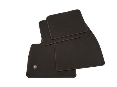 GM 84257840 Front and Rear Carpeted Floor Mats in Jet Black