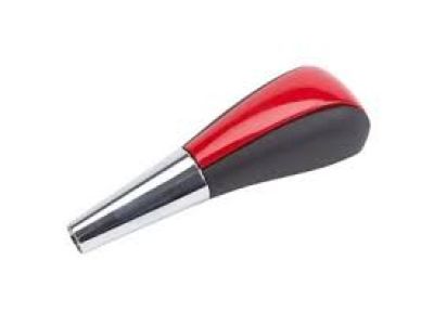 GM 17801905 Automatic Transmission Shift Knob in Ebony Leather with Red Insert