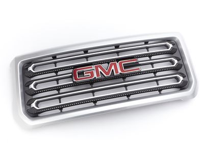 GM 22972288 Grille in Quicksilver Metallic with Chrome surround and GMC Logo
