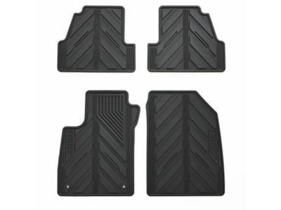 GM 42364954 Front and Rear All-Weather Floor Mats in Jet Black