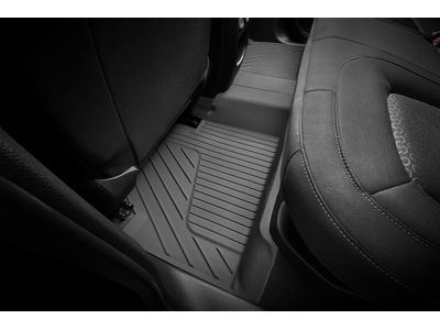 GM 84708335 Crew Cab Second-Row Interlocking Premium All-Weather Floor Liner in Jet Black