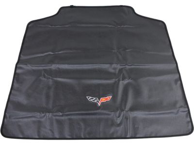 GM 17802688 Rear Bumper Protector in Black with Crossed Flags Logo
