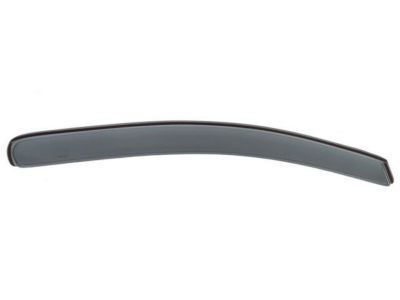GM 19303454 Front and Rear In-Channel Side Door Window Weather Deflectors in Smoke Black by Lund
