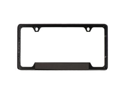 GM 19330366 License Plate Frame by Baron & Baron in Black with Multicolored Cadillac Logo