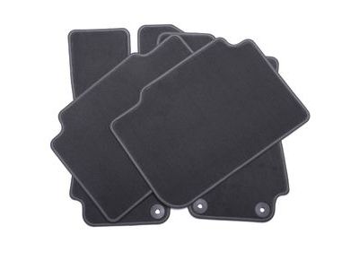 GM 22860109 Front and Rear Carpeted Floor Mats in Dark Titanium