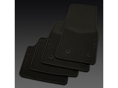 GM 22860182 First-and Second-Row Premium All-Weather Floor Mats in Jet Black with CTS Script