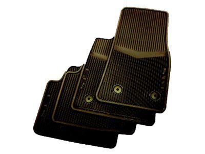 GM 22860182 First-and Second-Row Premium All-Weather Floor Mats in Jet Black with CTS Script