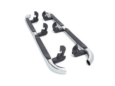 GM 19213583 Extended Cab 3-Inch Round Assist Steps in Chrome