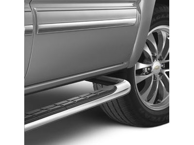 GM 19213583 Extended Cab 3-Inch Round Assist Steps in Chrome