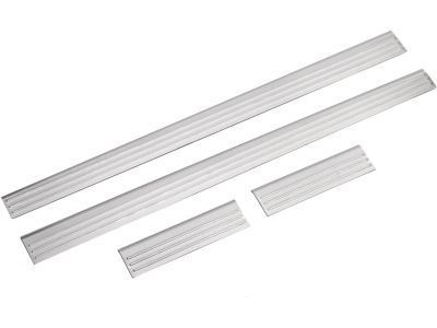 GM 17802414 Front and Rear Door Sill Plates in Brushed Stainless Steel