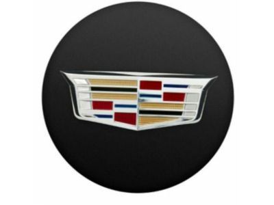 GM 19329847 Center Cap in Black with Cadillac Logo