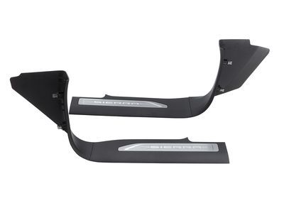 GM 84529477 Front Door Sill Plates with Jet Black Surround and Sierra Script