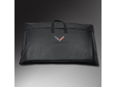 GM 23148691 Removable Roof Panel Storage Bag in Black with Crossed Flags Logo