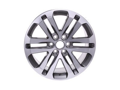 GM 23283750 18X8.5-Inch Cast Aluminum 6-Split-Spoke Wheel Rim In Dark Argent Metallic