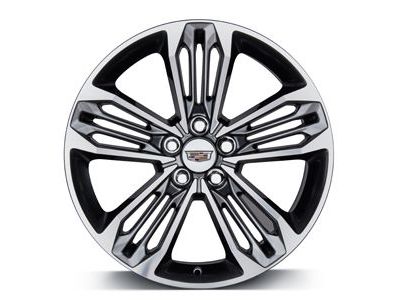 GM 84129744 20X8.5-Inch Aluminum 5-Spoke Wheel Rim In Midnight Silver
