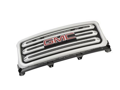 GM 23321752 Grille in Summit White with Summit White Surround and GMC Logo