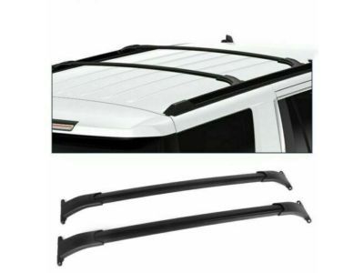 GM 23256564 Removable Roof Rack Cross Rails in Black