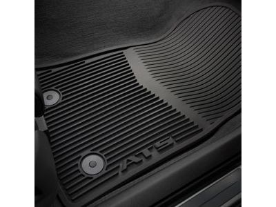 GM 22759927 First- and Second-Row Premium All-Weather Floor Mats in Jet Black with ATS Script