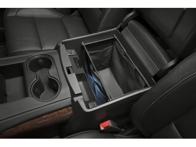 GM 22926859 Front Center Console Organizer in Black with Removable Tote