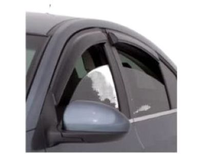 GM 19260734 Front and Rear Tape-On Ventvisor® Side Door Window Weather Deflectors in Smoke Black by Lund®