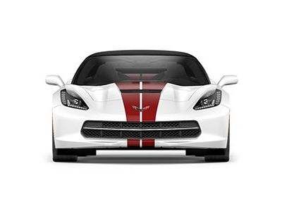 GM 23172536 Dual Racing Stripe Package in Crystal Red for Convertible Models