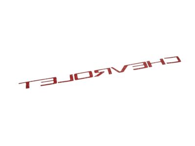 GM 19417967 Polished Stainless Steel "CHEVROLET" Tailgate Lettering by Putco