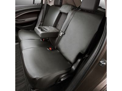 GM 23445457 Rear Seat Cover Set in Black with Buick Logo