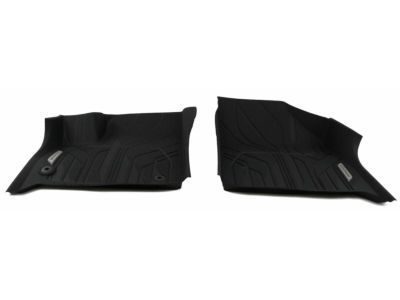 GM 84518111 First-Row Premium All-Weather Floor Liners in Jet Black with Chevrolet Script