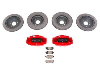 GM 23495614 Front and Rear Four-Piston Brembo® Brake Upgrade System in Red