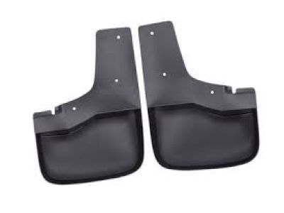 GM 12499685 Rear Molded Splash Guards in Gray with GMC Logo