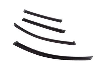 GM 19355547 Front and Rear In-Channel Side Door Window Weather Deflectors in Smoke Black by Lund