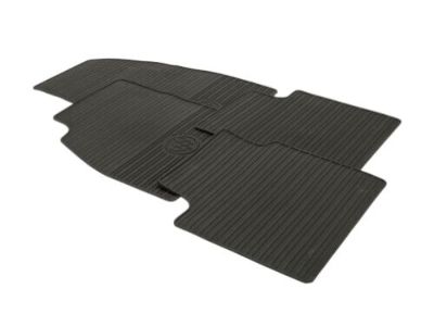 GM 23444139 Front and Rear All-Weather Floor Mats in Cocoa with Buick Logo