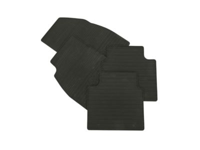 GM 23444139 Front and Rear All-Weather Floor Mats in Cocoa with Buick Logo