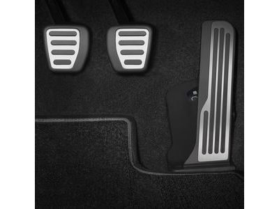 GM 84366005 Manual Transmission Pedal Cover Package in Stainless Steel and Black