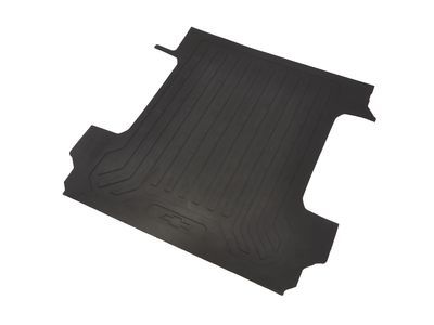 GM 84050996 Bed Mat in Black with Bowtie Logo for Short Bed Models
