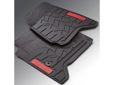GM 23453023 First-Row Premium All-Weather Mats in Jet Black with All-Terrain Script