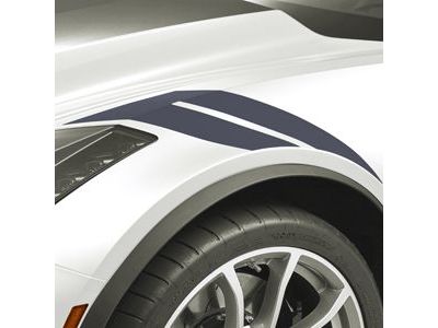 GM 23507124 Fender Hash Mark Decal Package in Shark Gray