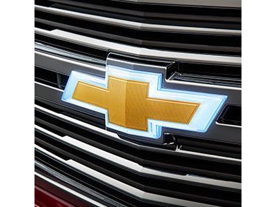 GM 84138216 Front Illuminated Bowtie Emblem in Gold